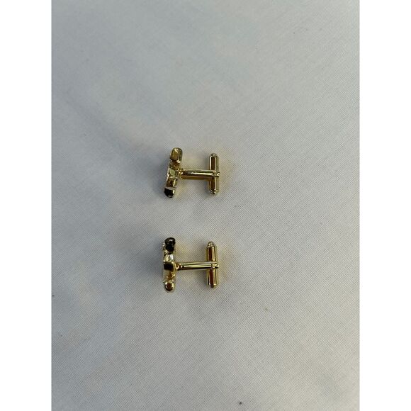 Mother of Pearl and Gold Tone Bowling Tie Clip & Cufflinks Set - Picture 5 of 9